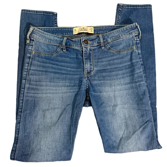 Hollister Denim - Hollister light wash Jean jeggings size 9L 9T
